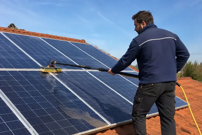 Nettoyage et entretien de panneaux solaires à Vieux-Condé